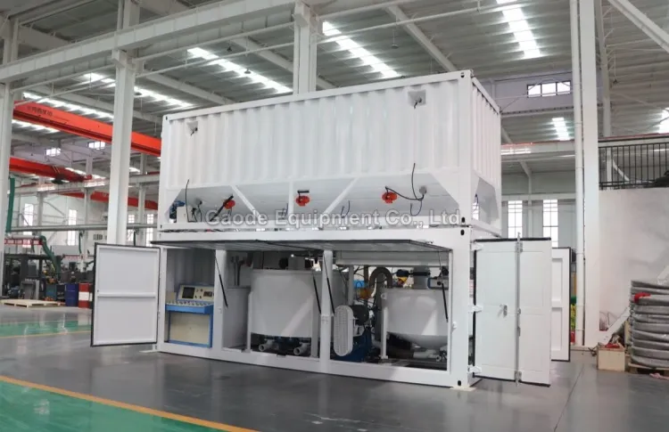 Gaodetec GMA30 China Full Automatic Jet Grouting Mixer with Cement Silo for Engineering Construction